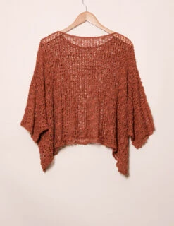 Handwoven Riva Knit Crop Poncho -Tops & Tees Sale 4 75de9133 e12a 4294 a68e 8a632215a4a4