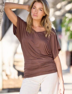 Bamboo Dolman Tunic - Chocolate 10 Bamboo Dolman Tunic - Chocolate -Tops & Tees Sale DSC03178 f7f5459a 90f0 4c1e 8bdd 0a86b60ccf5b