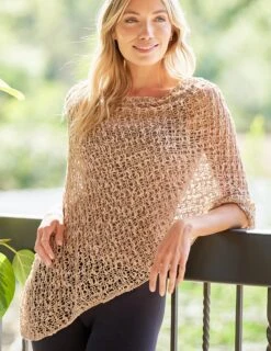 Handwoven Riva Knit Poncho -Tops & Tees Sale DSC04653