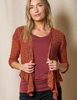 Handwoven Riva Knit Crop -Tops & Tees Sale LR13 CIN