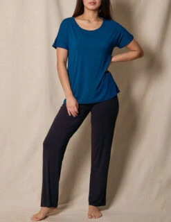 Bamboo Sleep Pants - Black -Tops & Tees Sale QE01 BLA 7 f27d43ce 7590 4379 a7a5 90a51a1ac13f