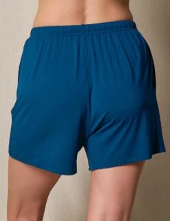 Bamboo Drawstring Sleep Shorts - Atlantic Blue -Tops & Tees Sale SIVANA032120245201 1