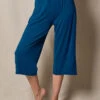 Bamboo Capri Pajama Pants - Atlantic Blue