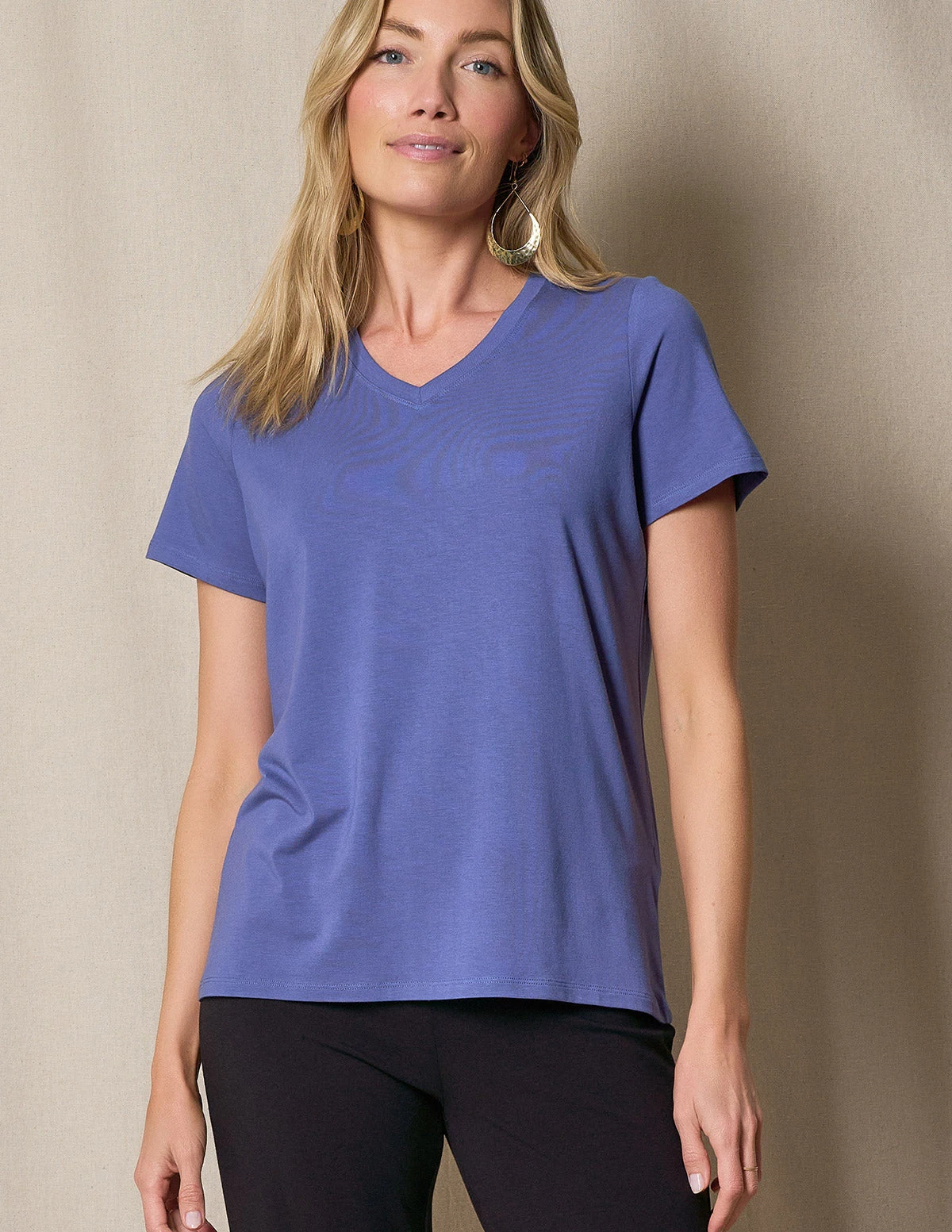 Bamboo / Organic Cotton V-Neck Tee 6 Bamboo / Organic Cotton V-Neck Tee - Image 4