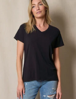 Bamboo / Organic Cotton V-Neck Tee 30 Bamboo / Organic Cotton V-Neck Tee -Tops & Tees Sale SIVANA032120245769