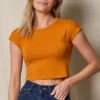 Bamboo / Organic Cotton Crop Top 1 Bamboo / Organic Cotton Crop Top -Tops & Tees Sale SIVANA032120245879