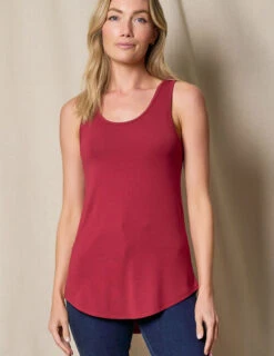 Bamboo / Organic Cotton Hi-Low Tank -Tops & Tees Sale SIVANA032120245912