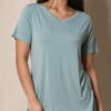 Bamboo V-Neck Sleep Tee - Mineral -Tops & Tees Sale SIVANA032820246359 1 036c0106 e6e5 4606 843d b16917e89d53