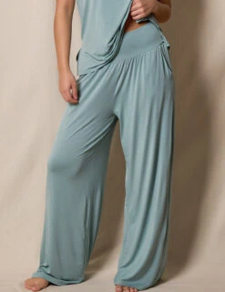 Bamboo Palazzo Lounge Pants - Mineral -Tops & Tees Sale SIVANA0328202463731 B 500871e5 97c8 4924 83ca 56e50128886b