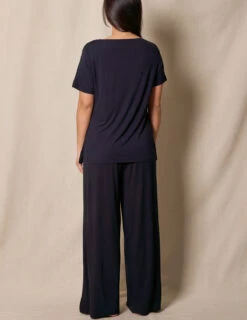 Bamboo Palazzo Lounge Pants - Black -Tops & Tees Sale SIVANA032820246434 d4a58efa 6373 4591 b74a f95454371ff3