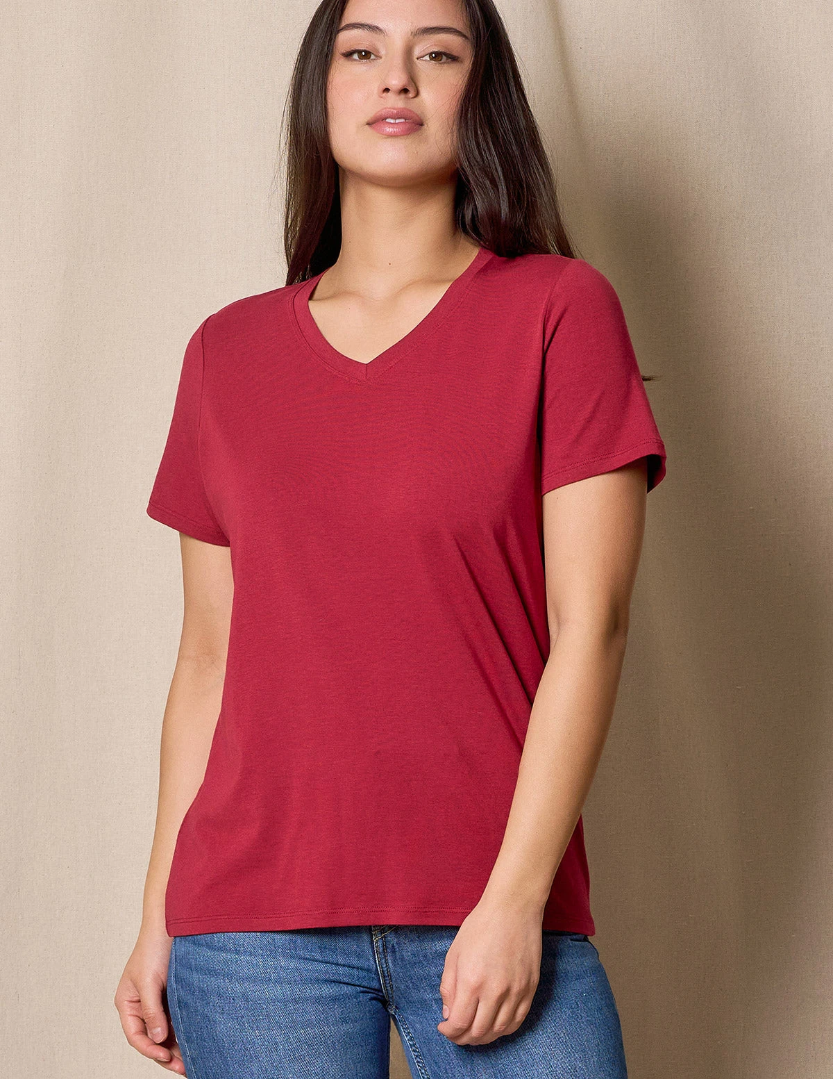 Bamboo / Organic Cotton V-Neck Tee 16 Bamboo / Organic Cotton V-Neck Tee - Image 14