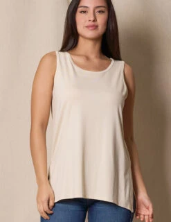 Bamboo / Organic Cotton Boxy Tank -Tops & Tees Sale SIVANA032820246753