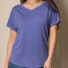 Bamboo / Organic Cotton V-Neck Dolman Top - Marlin - Small Only -Tops & Tees Sale SIVANA032820246848 1 32528f0a 2422 413a bce8 933aff16ec60