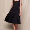 Linen / Bamboo Addison Dress - Black 2 Linen / Bamboo Addison Dress - Black -Tops & Tees Sale SIVANA0415252341