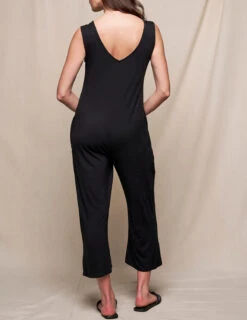 Bamboo Sleeveless Jumpsuit - Black -Tops & Tees Sale SIVANA0415252429