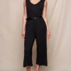 Bamboo Sleeveless Jumpsuit - Black -Tops & Tees Sale SIVANA0415252433