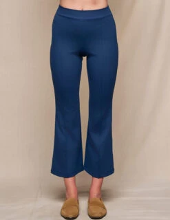 Bamboo Ponte Knit Flare Pants - Navy -Tops & Tees Sale SIVANA0415252565 final