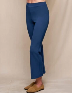 Bamboo Ponte Knit Flare Pants - Navy -Tops & Tees Sale SIVANA0415252567 final