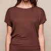 Bamboo Scoop Neck Dolman Tunic - Cocoa 2 Bamboo Scoop Neck Dolman Tunic - Cocoa -Tops & Tees Sale SIVANA0415252607 final 90960645 6cc9 47ad a098 0c073120dcaf