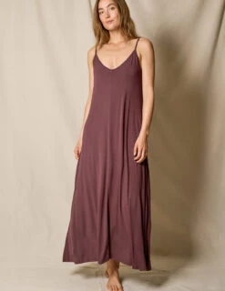 Bamboo Maxi Sleep Dress - Chocolate - XL Only -Tops & Tees Sale SIVANA052320248373