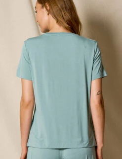 Bamboo Pocket Sleep Tee - Mineral -Tops & Tees Sale SIVANA052320248430 T