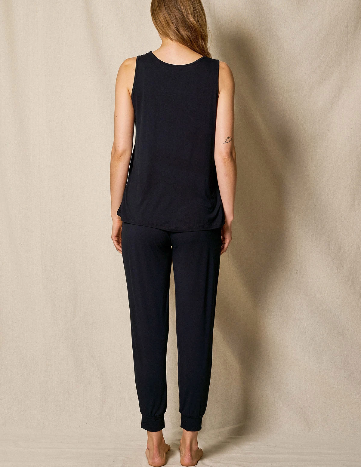 Bamboo Sleep Joggers - Black 6 Bamboo Sleep Joggers - Black - Image 4