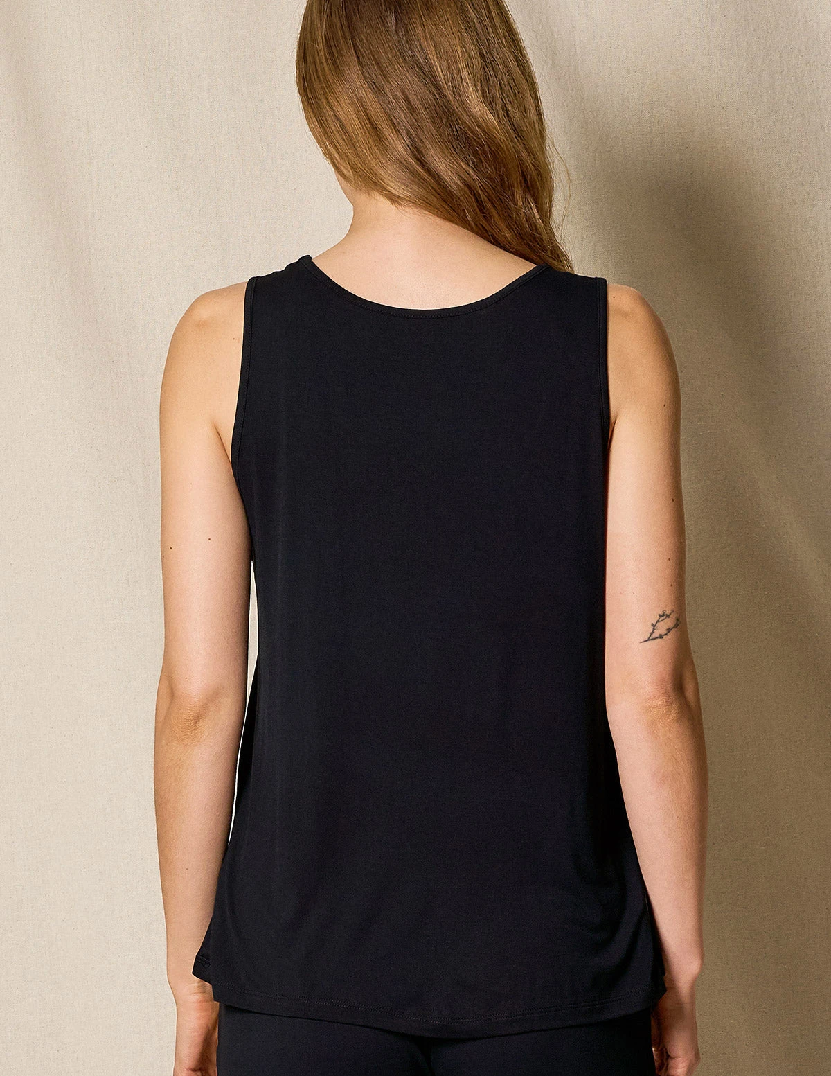 Bamboo Sleep Tank - Black 4 Bamboo Sleep Tank - Black - Image 2