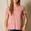 Bamboo V-Neck Tee 2 Bamboo V-Neck Tee -Tops & Tees Sale SIVANA052320248824