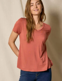 Bamboo V-Neck Tee -Tops & Tees Sale SIVANA052320248843