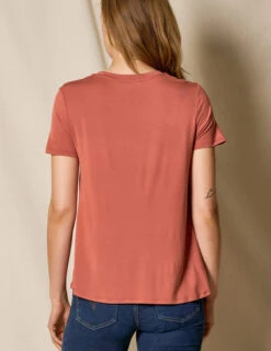 Bamboo V-Neck Tee -Tops & Tees Sale SIVANA052320248855