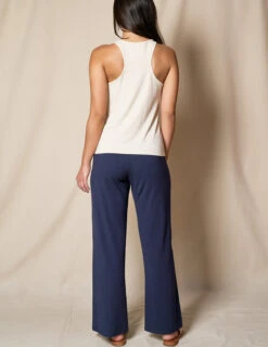 Bamboo / Organic Cotton Classic Straight Leg Pants - Navy -Tops & Tees Sale SIVANA070320249214 883c5481 a6cb 409d 9079 30e91894e620