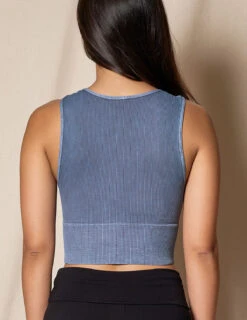 Control Fit Vintage Deep V Crop -Tops & Tees Sale SIVANA070320249436 T