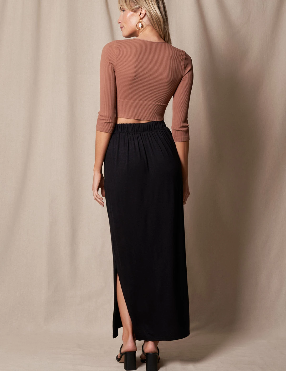 Bamboo Straight Maxi Skirt 4 Bamboo Straight Maxi Skirt - Image 2