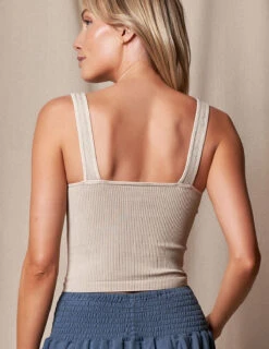 Control Fit Vintage Crop Tank -Tops & Tees Sale SIVANA08 24 2023 4761 T