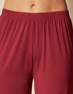 Bamboo Capri Pajama Pants - Burgundy 10 Bamboo Capri Pajama Pants - Burgundy -Tops & Tees Sale SIVANA101120249093 final D