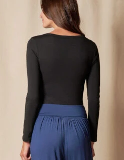 Bamboo Close Fit Long Sleeve Tee - Black 9 Bamboo Close Fit Long Sleeve Tee - Black -Tops & Tees Sale SIVANA101120249407 final T 97ecdde2 76e6 48e2 a7a7 f7b612ed3e4c