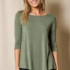Bamboo 3/4 Sleeve Tee - Sage -Tops & Tees Sale SIVANA1031 0523 final 1e350a6e fcf2 4cb9 a75e 9ff23cc5e31a