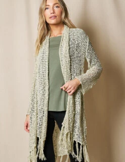 Handwoven Riva Knit Duster -Tops & Tees Sale SIVANA1031 0560 final T