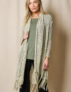 Handwoven Riva Knit Duster -Tops & Tees Sale SIVANA1031 0568 final T