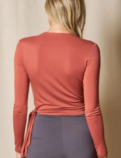 Bamboo Wrap Top -Tops & Tees Sale SIVANA1031 0681 final T