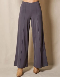 Bamboo Ponte Wide Leg Pants - Grey -Tops & Tees Sale SIVANA1031 0692 final