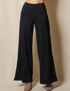 Bamboo Ponte Wide Leg Pants - Black 10 Bamboo Ponte Wide Leg Pants - Black -Tops & Tees Sale SIVANA1031 0905 final