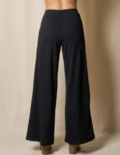 Bamboo Ponte Wide Leg Pants - Black 11 Bamboo Ponte Wide Leg Pants - Black -Tops & Tees Sale SIVANA1031 0910 final
