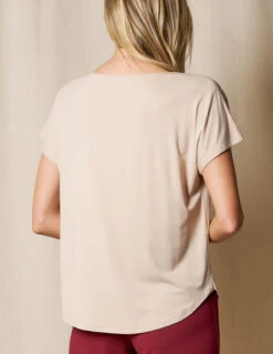 Bamboo Dolman Tee - Almond -Tops & Tees Sale SIVANA1031 1022 final