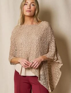 Handwoven Riva Knit Poncho -Tops & Tees Sale SIVANA1031 1039 final T