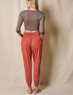 Foldover Waist Bamboo Joggers -Tops & Tees Sale SIVANA1031 1107 final