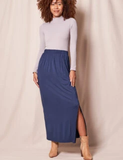 Bamboo Straight Maxi Skirt 17 Bamboo Straight Maxi Skirt -Tops & Tees Sale SIVANA11012023 6265