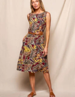 Linen / Bamboo Shift Dress