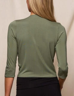 Bamboo Open Front Shrug - Sage -Tops & Tees Sale SIVANA3179