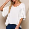Bamboo Flare Top 2 Bamboo Flare Top -Tops & Tees Sale SIVANA3736 T